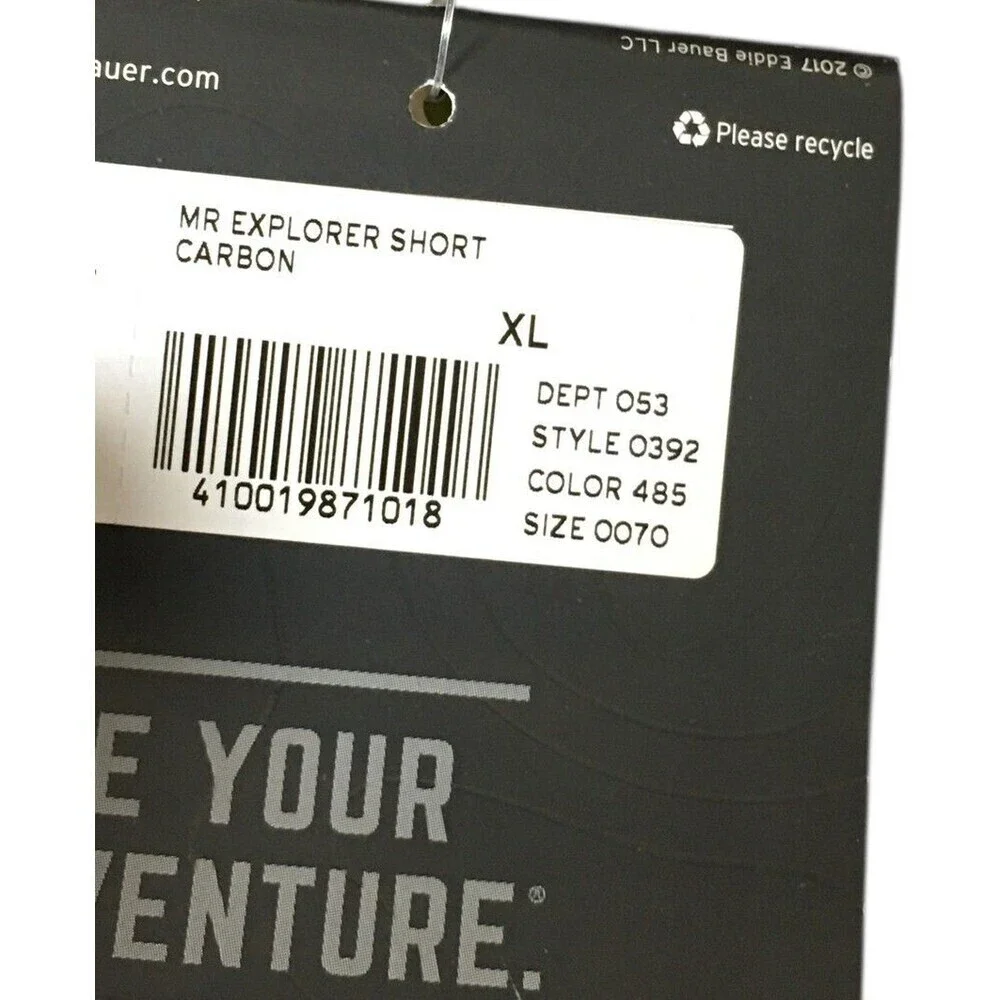 Eddie Bauer Shorts Women's Size XL Black Carbon Mr Explorer UPF 50+